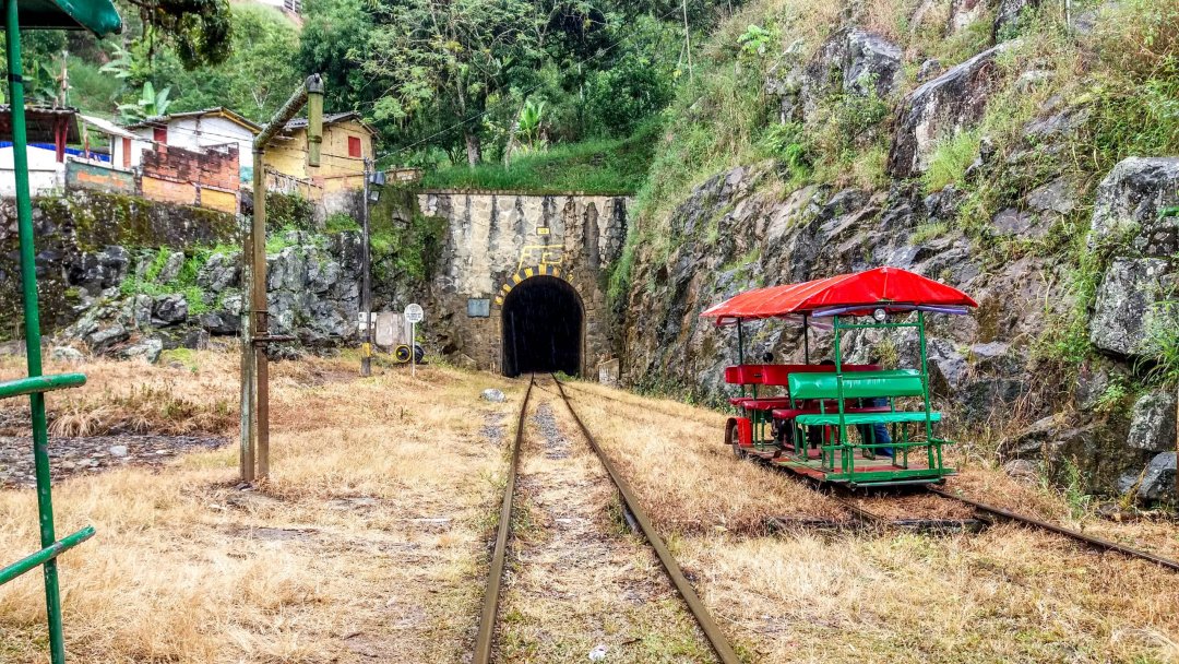 train dolly and tunnel