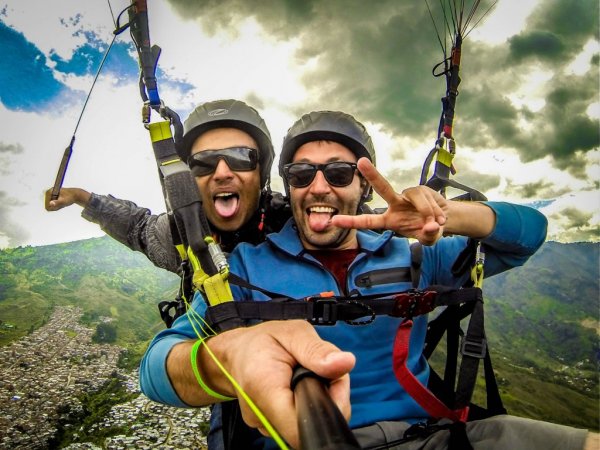 paragliding in Medellin