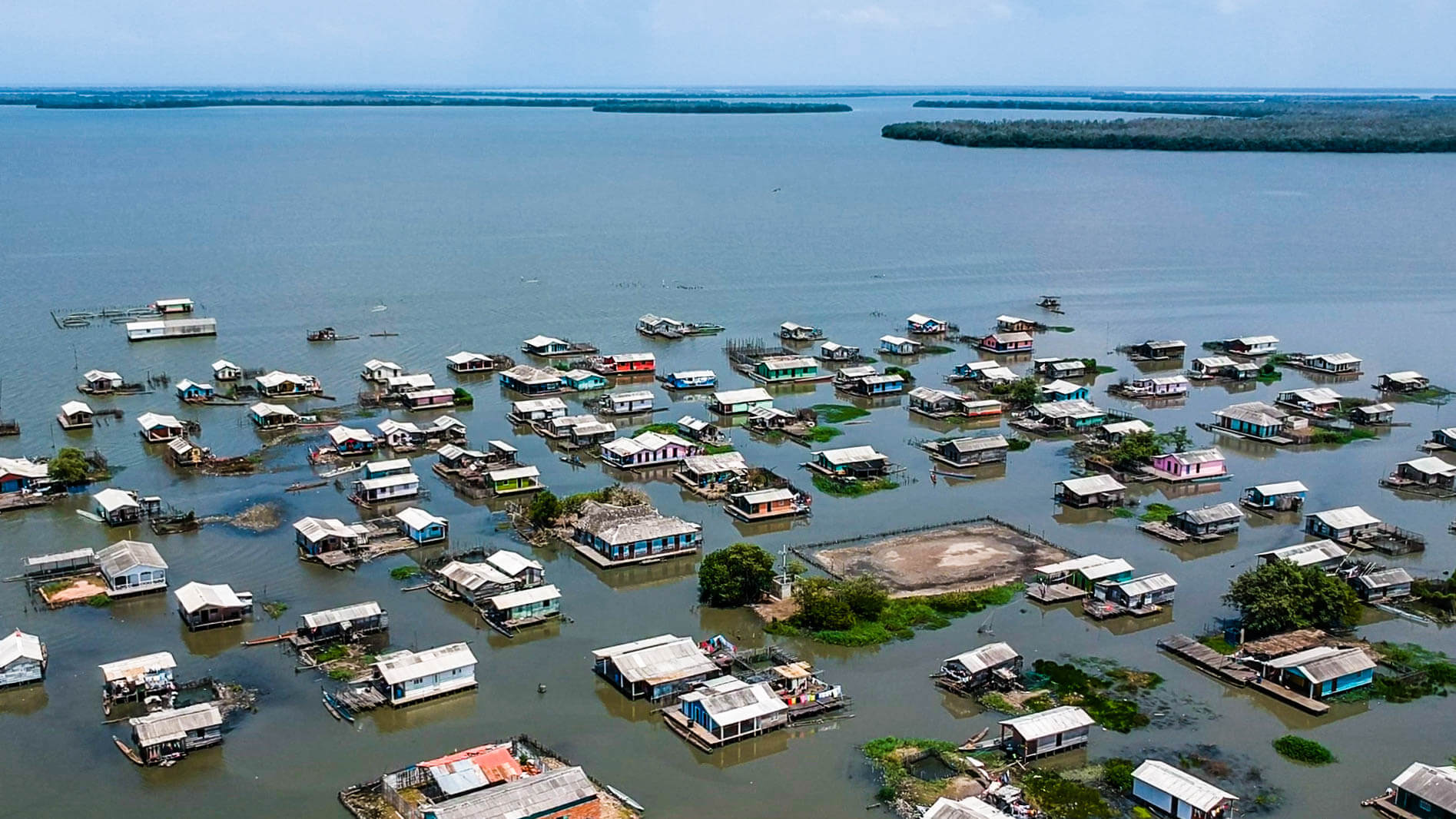 town in the marshes