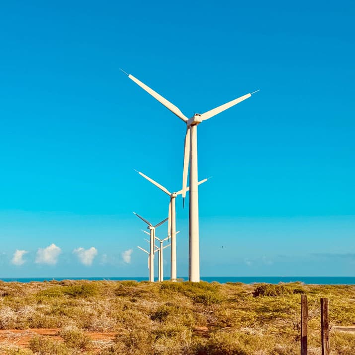 Wind mills in Cabo de La Vela tours